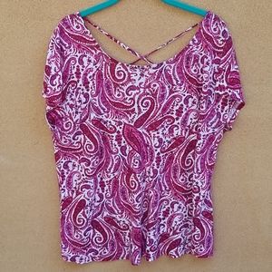Lucky Brand paisley top